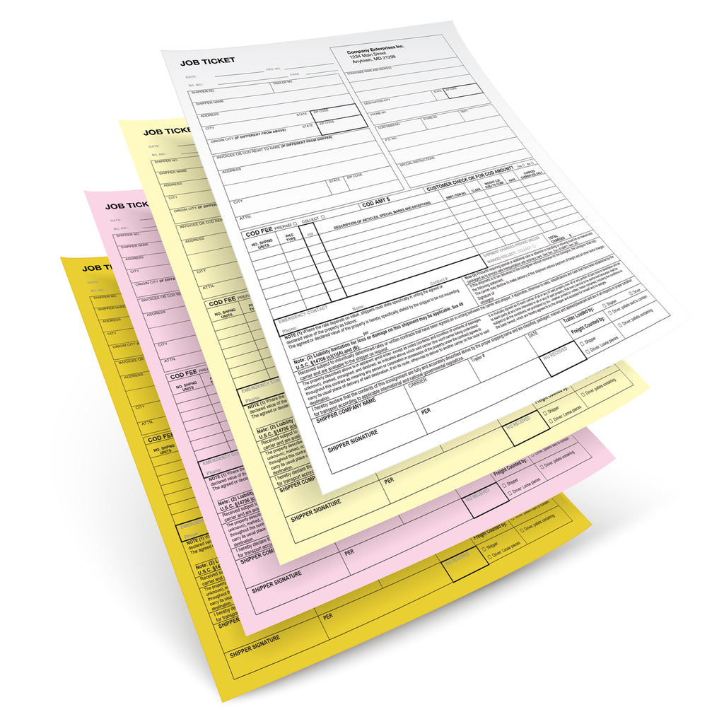 Carbonless Forms